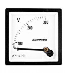 Woltomierz 72x72 300V AC