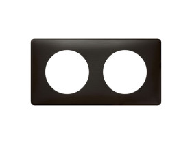 CELIANE Ramka anodised węgiel- podwójna 068982 LEGRAND