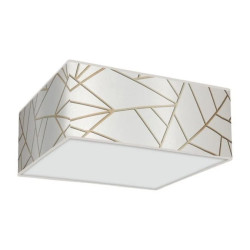 Lampa sufitowa ZIGGY WHITE White/Gold 3xE27 MLP7564 Milagro