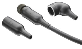 Termokurczliwa osłona kabli, Czarny, materiał: Elastomer odporny na płyny, 31mm,TE Connectivity