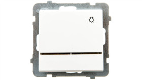 Sonata Przycisk /Światło/ Z Podświetleniem Ecru Łp-5Rs/M/27