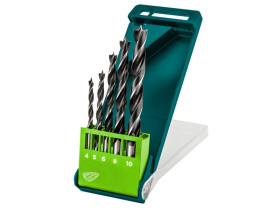 Wiertło do drewna spiralne 4.0 - 10 mm zestaw 5 szt. 60H802 TOPEX