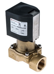 Zawór elektromagnetyczny 24 V DC Buschjost 2-drogowy G żeńskie 1/2 cala 1/2cal NC