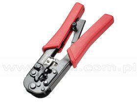 Zaciskarka RJ45 (8p), RJ12, RJ11 (6p) (AT-568R)