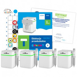 Zestaw przedszkolny Genibot z matą, krążkami, organizerem, stojaczkami + 4x kurs online