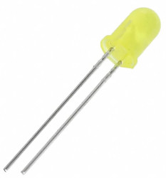LED, THT, Żółty, 2-Pin, 2,1 V, 40°, ROHM