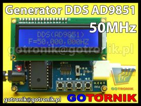 Generator funkcyjny DDS AD9851 50MHz