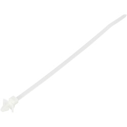 TruComponents 40626 Cable tie 155mm 3.6mm Ecru Wing lock/Chem-res 100pcs