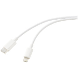 Renkforce RF-6857550 USB cable USB 2.0 USB-C to Lightning 1.00 m White