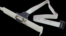 33135 Slot plate 1x serial DB9, for mouse, 25 cm