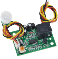 MODUŁ CZUJKI PIR Z REGULACJĄ CZASOWĄ I PRZEKAŹNIKIEM 12V (MOD-PIR)