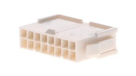 Obudowa złącza zagniatanego 16-pinowe 2-rzędowe raster: 4.2mm Molex Męski Montaż na panelu Mini-Fit 5558, 30490