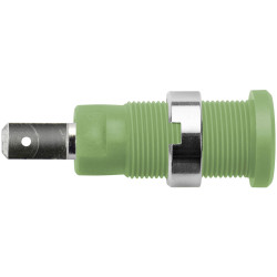 Sch&#xFC;tzinger SEB 8660 Ni/GN Safety Socket Green 1pc Key Attributes