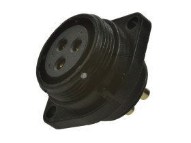 Gniazdo; SP2113/S3-1N; 3 tory; lutowany; 4,0mm2; SP21; na panel z kołnierzem; IP68; 30A; 500V; Weipu; RoHS