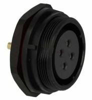 SPP2912-4GZ-P Gniazdo 4 pin, zakręcane na obudowę, zakręcany, wodoodporny - gwint zewnętrzny (25A)