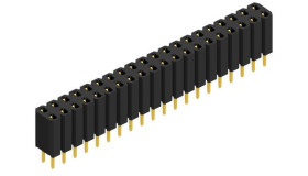 Wtyk PCB 10-pinowe raster: 2.54mm 2-rzędowe Fischer Elektronik Przewlekany