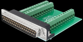 65320 Sub-D 37-pin plug &gt; 39-pin terminal block