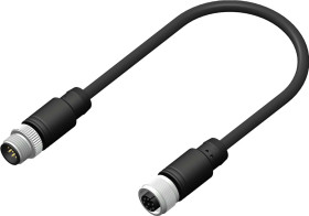Przewód czujnik-siłownik ze złączem Złącze M12 liczba rdzeni 8 długość 10m Rodzaj A Żeńskie Złącze B Złącze M12
