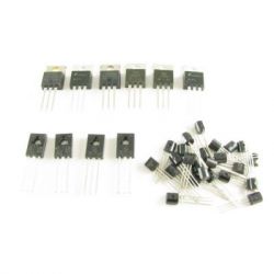 Zestaw popularnych tranzystorów