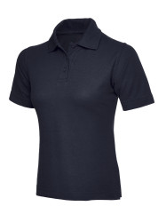 Navy - Small - 220GSM Ladies Poloshirt