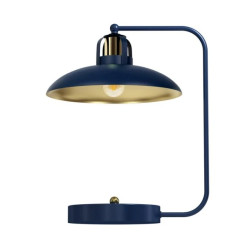 Lampka biurkowa FELIX NAVY BLUE/GOLD 1xE27 MLP7716 Milagro