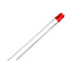 LED, SMD, czerwona, 2,6 V, RS PRO