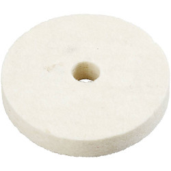 kwb 511300 felt polishing wheel for Drills polishes Wood or Metal