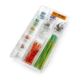 Zestaw 350 przewodów do płytek stykowych