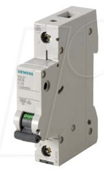 5SL6106-6 Circuit breaker, B 6 A, 1-pole