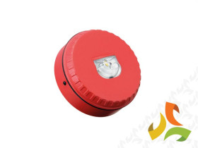 Sygnalizator optyczny ścienny Solista LX czerwona obudowa i światło głęboka podstawa SOL-LX-W/RF/R1/D IP65 812005FULL-0107X EATO