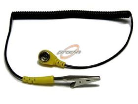 ELASTYCZNY PRZEWOD UZIEMIAJACY Z KROKODYLKIEM