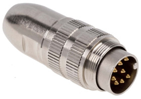 Wtyk Din 8 -pinowe Męski Montaż na kablu 60 V AC