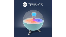 Marys Lampka Nocna Led Rgb Księżyc Niebieski