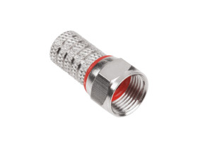 Wtyk F satelitarny na kabel RG59 z uszczelką