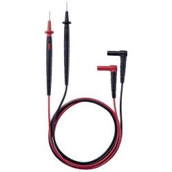 Testo 05900010 test lead 4 mm angled plug 1.22 m Black/Red 1 pc secure grip