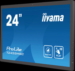 T2455MSC-B1 60.5-cm touch monitor, 10-point, speaker