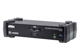 Przełącznik KVM 3.5 mm Jack CS1822, 2-portowy USB, Aten HDMI
