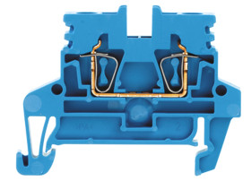 Blok zacisków przelotowych Weidmuller poziomy: PojedynczyZacisk Z raster: 5.1mm 24A 800 V