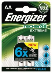 2 x akumulatorki Energizer R6/AA Ni-MH 2300mAh Extreme