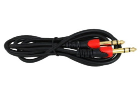 PRZEWOD 2*WTYK 6,3 STEREO 1,5M