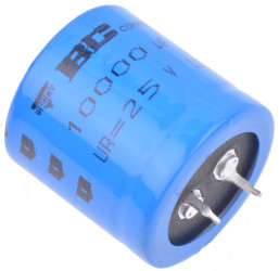 Kondensator 10000μF 25V dc Zatrzaskowy Vishay roztaw: 10mm 30 (Dia.) x 32mm