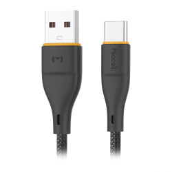 Kabel USB-A do USB-C 2.4A 1m czarny Miccel