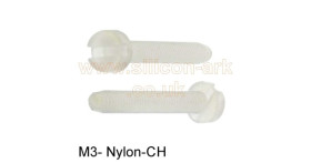M3 x 12 nylon cheese head machine screw - (50 pack)