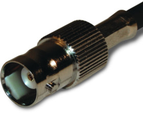 BNC jack 50 Ω, RG-58, RG-141, LMR-195, Belden 7806A, Belden 9311, crimp connection, straight, 112144