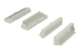 Maskownica; ZD3TC 5,08J ABS V0; ABS; jasnoszary; Kradex; RoHS; UL94-V0