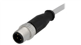 Złącze M12 Męskie Proste 1,5M 4-Pin 21348400484015