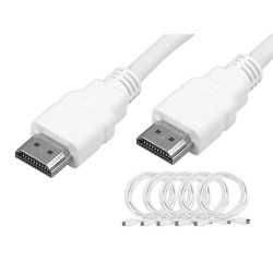 Kabel HDMI 1,5m 4K v2.0 Biały LTC