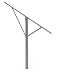 Podpora główna dwuramienna z ramionami, powłoka Magnelis - (brak śrub w zestawie) K-22-RP-MAG