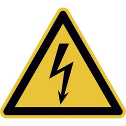 SafetyMarking 21.0192 Caution Sign High Voltage Film 200mm ISO 7010