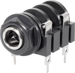 TRU COMPONENTS 1578875 Złącze męskie jack 6,35 mm, niklowany, 1 szt.